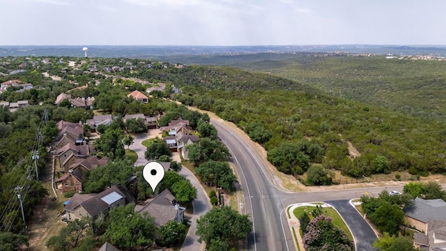 6201 River Place Blvd Unit 4, Austin, TX 78730 - aerial view of property's location with nearby suburban area and a forest