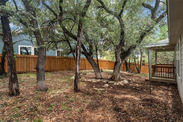 2612 American Dr, Lago Vista, TX 78645 - view of fenced backyard