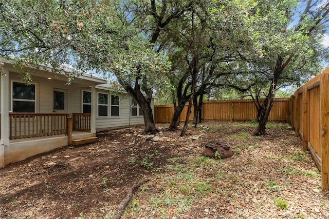 2612 American Dr, Lago Vista, TX 78645 - view of fenced backyard