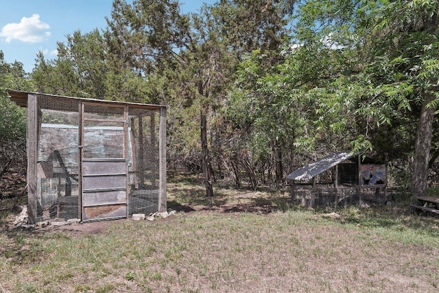 360 Little Barton Dr, Dripping Springs, TX 78620 - view of yard featuring an outbuilding