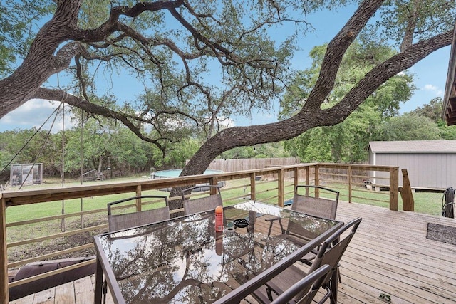 360 Little Barton Dr, Dripping Springs, TX 78620 - deck featuring outdoor dining space
