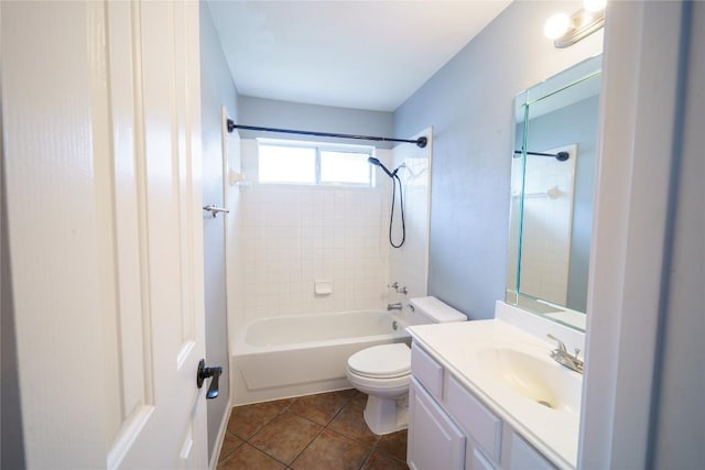 1118 Connemara Ln, Pflugerville, TX 78660 - full bathroom featuring vanity, tub / shower combination, and tile patterned flooring
