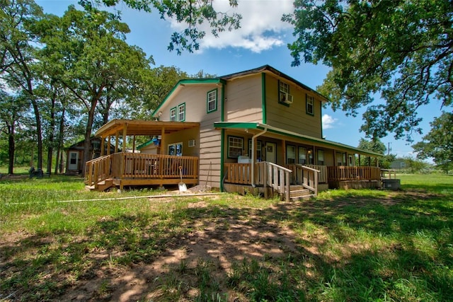 1162 N State Highway 95, Bastrop, TX 78602 - back of house featuring a porch