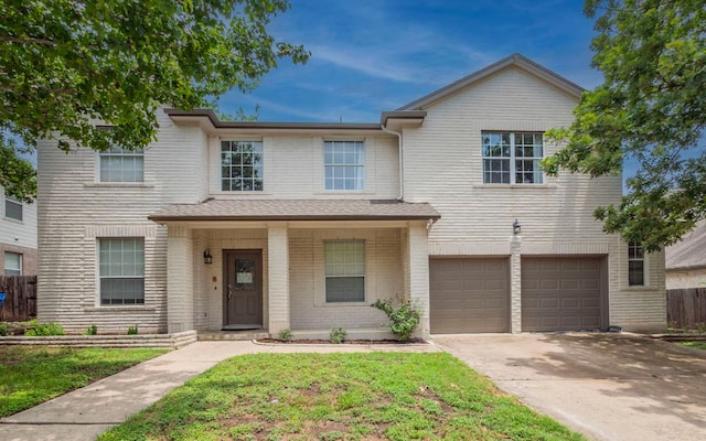 208 Settlers Valley Dr, Pflugerville, TX 78660 - view of front of house with a garage and driveway