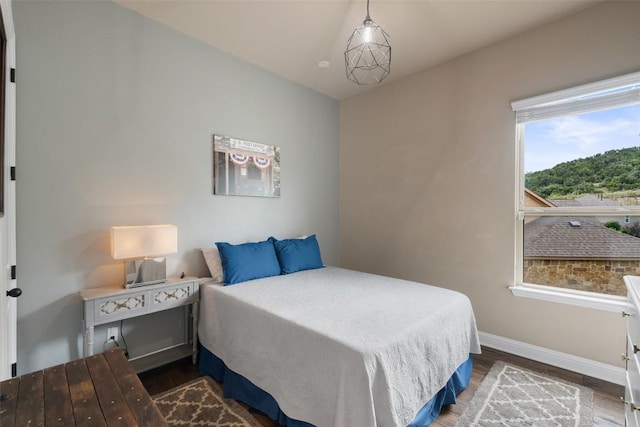 403 Baldovino Skwy, Austin, TX 78738 - bedroom featuring baseboards and wood finished floors