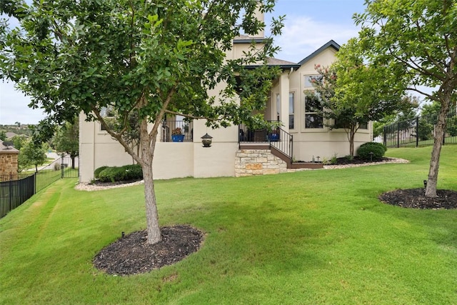 403 Baldovino Skwy, Austin, TX 78738 - view of yard