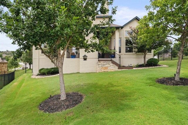 403 Baldovino Skwy, Austin, TX 78738 - view of yard