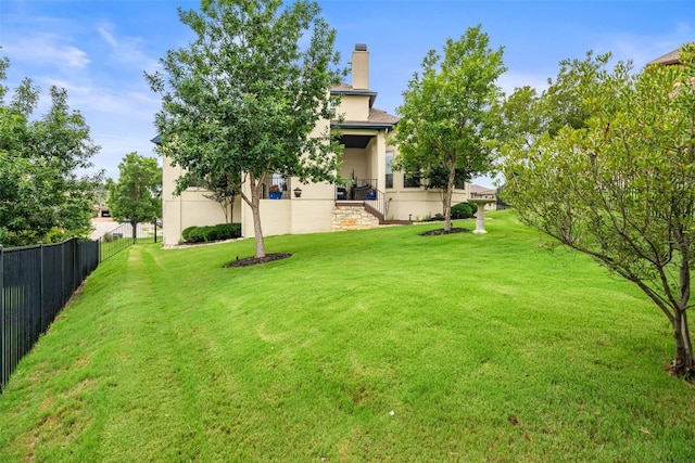 403 Baldovino Skwy, Austin, TX 78738 - view of yard