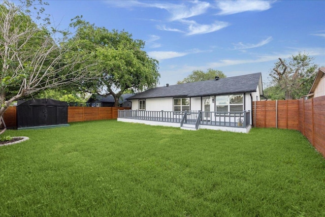 6102 Amber Pass, Austin, TX 78745 - rear view of property with a patio area, a shed, and roof with shingles