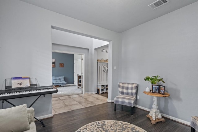 13625 Glen Creek Ct, Manor, TX 78653 - living area with wood finished floors and baseboards