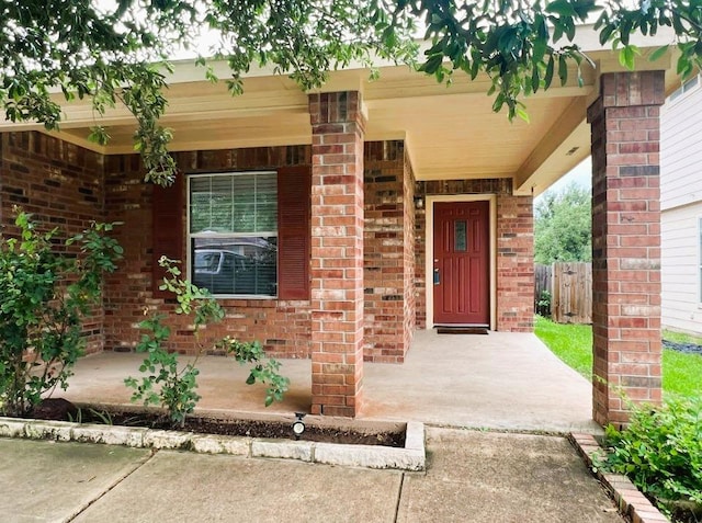 5105 Bantom Woods Bnd, Austin, TX 78724 - entrance to property featuring a porch and brick siding