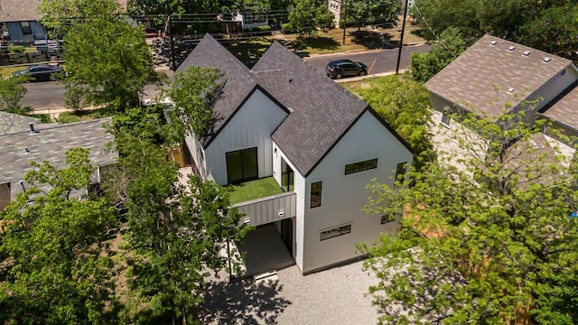 1305 Walnut Ave, Austin, TX 78702 - aerial view of property and surrounding area