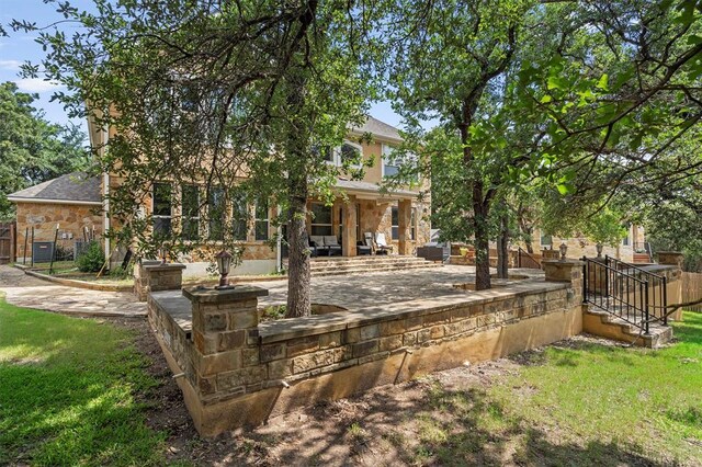 3904 Avery Woods Ln, Cedar Park, TX 78613 - view of yard featuring a patio area