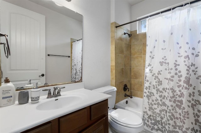 3904 Avery Woods Ln, Cedar Park, TX 78613 - bathroom with vanity, toilet, and shower / tub combo