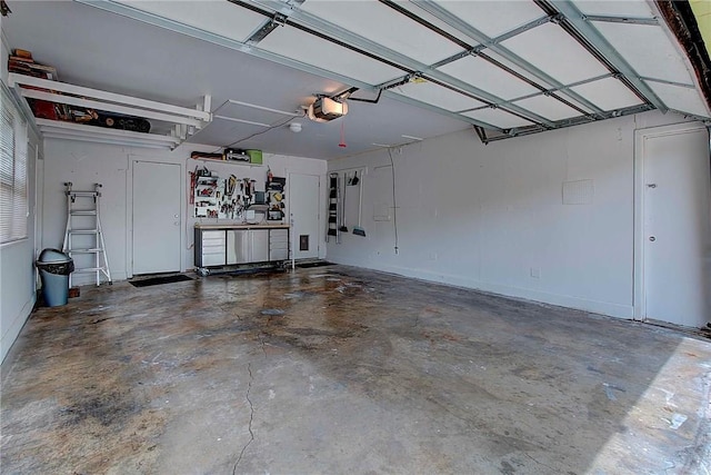 1706 Ridgemont Dr, Austin, TX 78723 - garage featuring a garage door opener