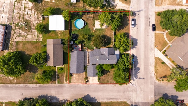 116 S Hackberry Ave, Luling, TX 78648 - aerial view of property's location featuring property boundaries highlighted