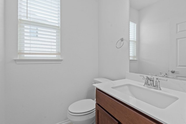 195 Azure Cv, Kyle, TX 78640 - half bathroom featuring vanity and toilet