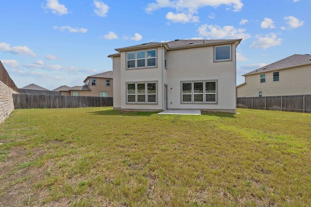 195 Azure Cv, Kyle, TX 78640 - rear view of property with a patio and stucco siding