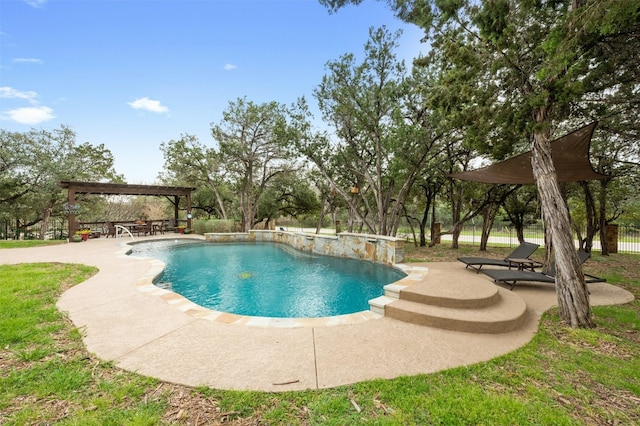 7617 Lazy River Cv, Austin, TX 78730 - view of swimming pool featuring a patio area