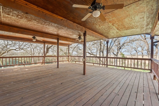 180 Bradley Ln, Rosanky, TX 78953 - deck with a ceiling fan