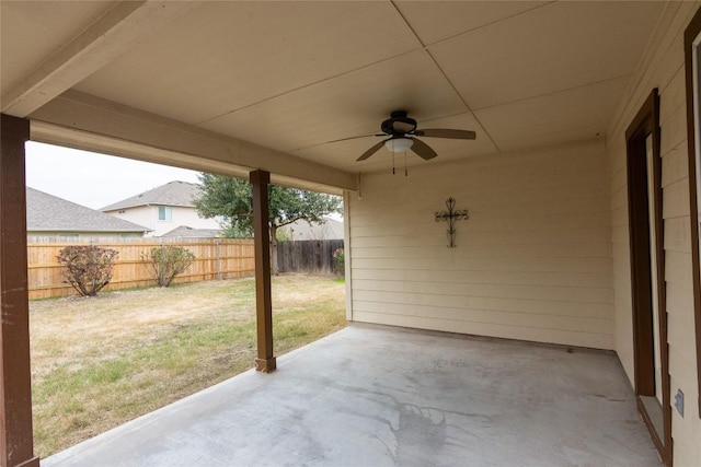 1811 Sand Creek Rd, Cedar Park, TX 78613 - view of patio / terrace featuring a ceiling fan