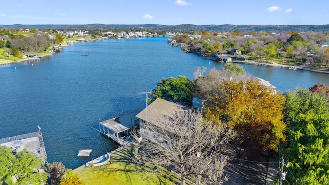 421 Yucca Dr, Kingsland, TX 78639 - drone / aerial view of a nearby body of water
