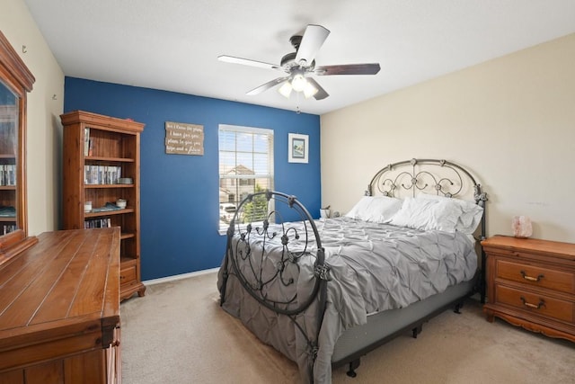 108 Marcheeta Way, Leander, TX 78641 - bedroom with light colored carpet and ceiling fan