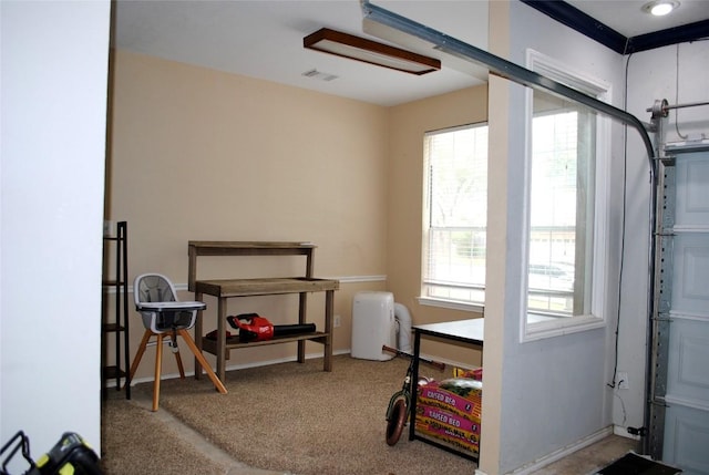 606 Indian Run Dr, Pflugerville, TX 78660 - view of carpeted office