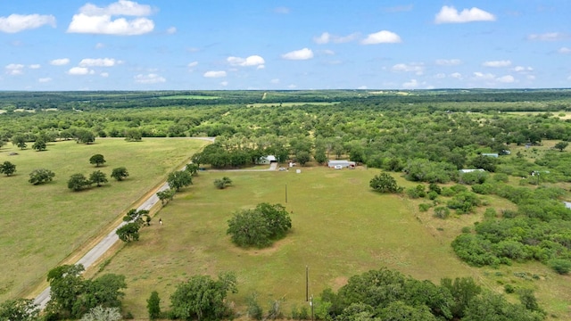 3434 Prairie Lea Rd, Kingsbury, TX 78638 - overview of rural landscape with a forest