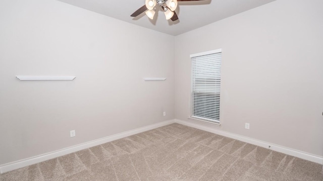 108 Berkeley Pl, Georgetown, TX 78628 - unfurnished room with a ceiling fan, carpet, and baseboards