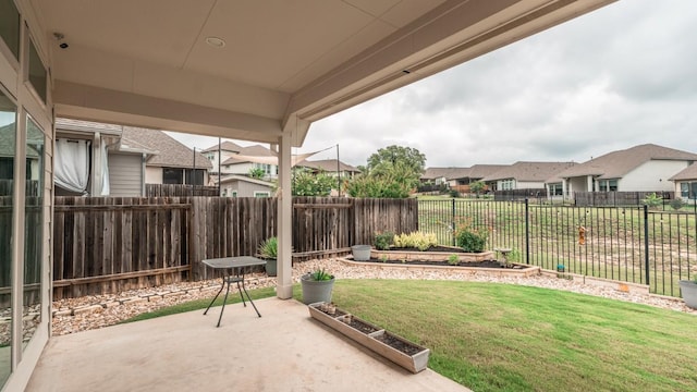 108 Berkeley Pl, Georgetown, TX 78628 - view of patio / terrace featuring a residential view