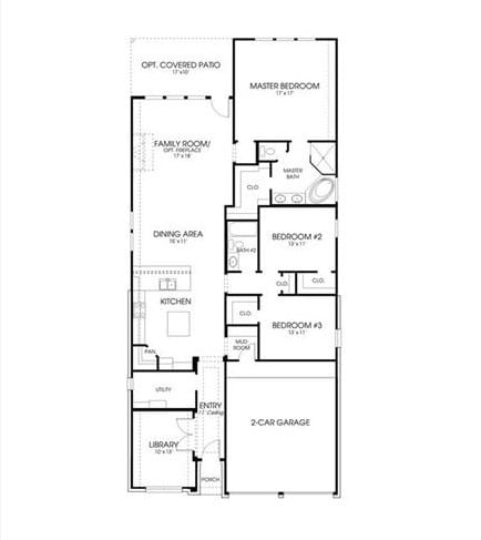 108 Berkeley Pl, Georgetown, TX 78628 - property floor plan