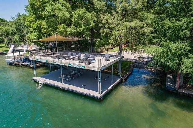 7609 Lazy River Cv, Austin, TX 78730 - dock with a water view