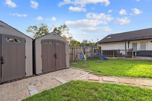 2305 Canyon Creek Dr, Temple, TX 76502 - view of yard featuring a playground