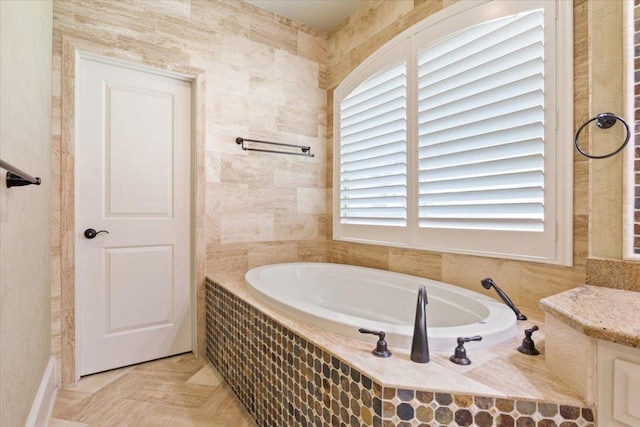 1111 Mill Creek Dr, Salado, TX 76571 - full bath with a garden tub