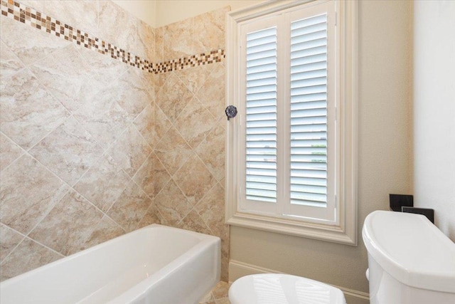1111 Mill Creek Dr, Salado, TX 76571 - bathroom featuring toilet and baseboards