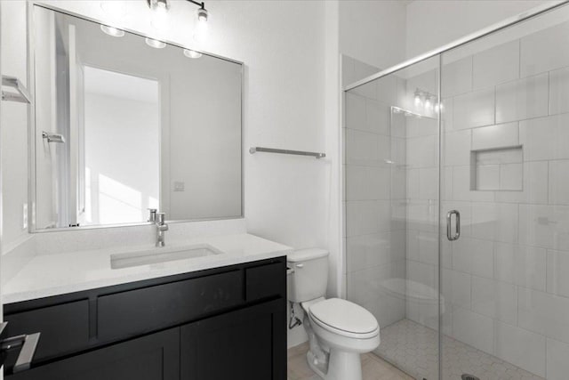 3008 Soldato Way, Leander, TX 78641 - bathroom with vanity and a stall shower