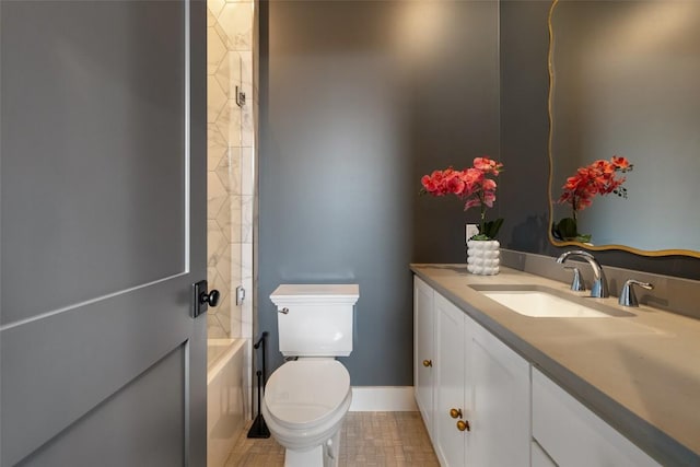 4600 Parkdale Pl Unit 1, Austin, TX 78745 - full bathroom featuring vanity, tile patterned flooring, and tub / shower combination
