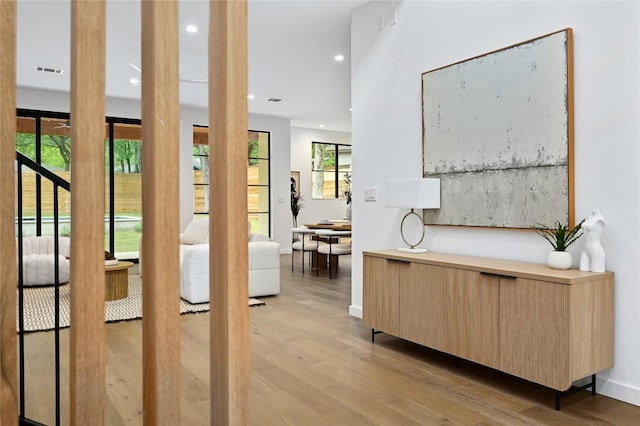 2635 Barton Hills Dr, Austin, TX 78704 - interior space with light wood-style floors, healthy amount of natural light, and recessed lighting