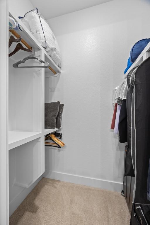 2208 Quarry Loop, Leander, TX 78641 - walk in closet featuring carpet floors
