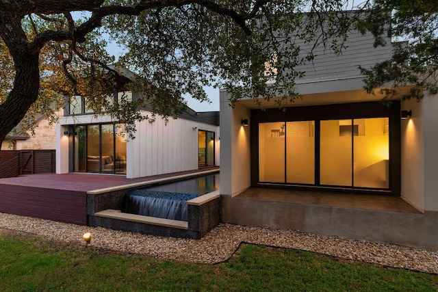 15206 General Williamson Dr, Austin, TX 78734 - back of house featuring a wooden deck