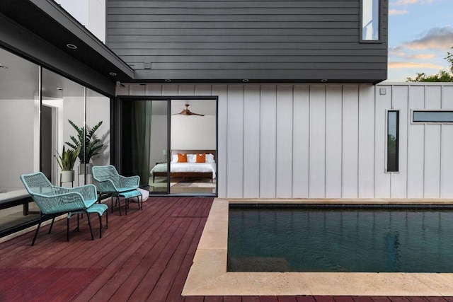 15206 General Williamson Dr, Austin, TX 78734 - wooden deck with an outdoor pool