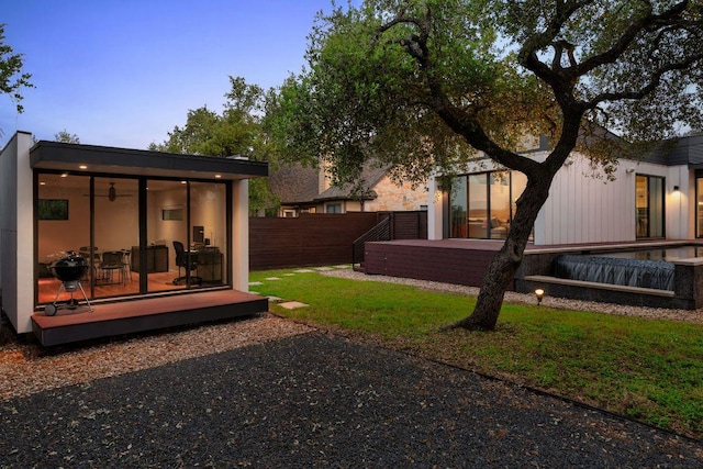 15206 General Williamson Dr, Austin, TX 78734 - view of yard with a sunroom