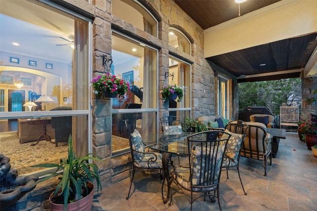 407 Bella Montagna Cir, Austin, TX 78734 - view of patio