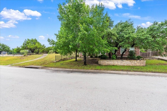 295 Desert Wilow Way, Austin, TX 78737 - view of asphalt road with curbs