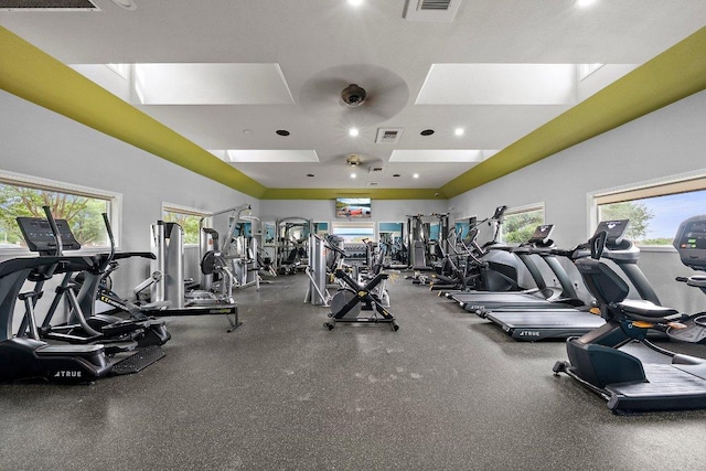 11220 Amaranth Ln, Austin, TX 78754 - gym with recessed lighting