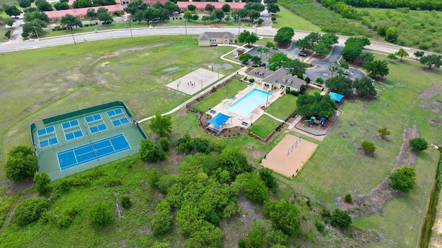 11220 Amaranth Ln, Austin, TX 78754 - aerial view of property and surrounding area with a pool
