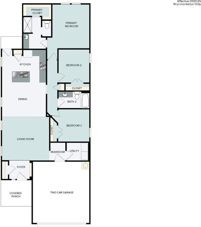 246 Barley Ln, Elgin, TX 78621 - view of room layout