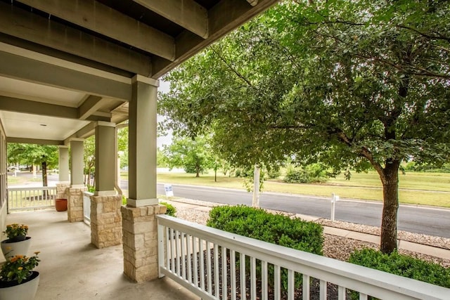 221 Mcgarity St, Kyle, TX 78640 - view of covered porch