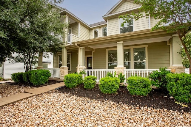 221 Mcgarity St, Kyle, TX 78640 - view of front facade with covered porch